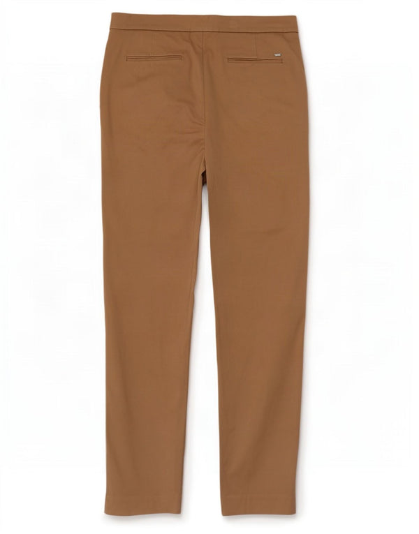 Tommy Hilfiger Womens Slim Chino Trousers US 6 Medium W30 L30 Beige Cotton