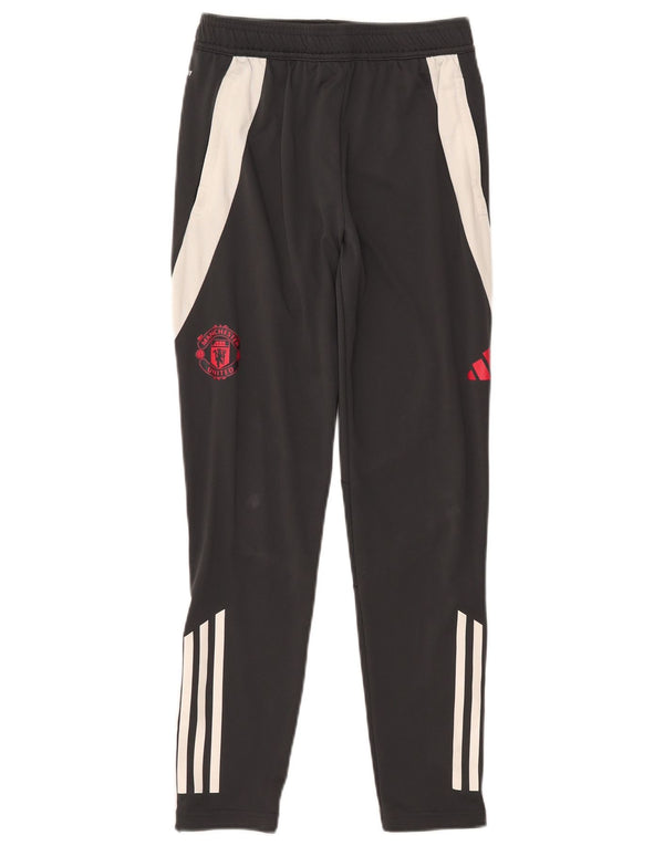Adidas Girls Manchester United Tracksuit Trousers 11-12 Years Black