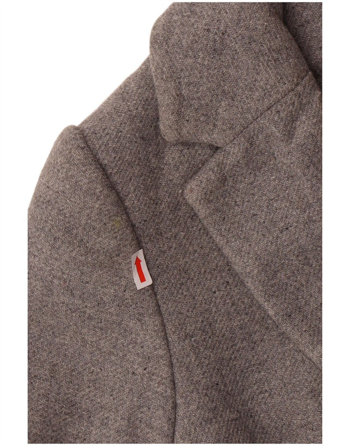 AUTOGRAPH  Womens Petite Overcoat UK 8 Small Grey Classic