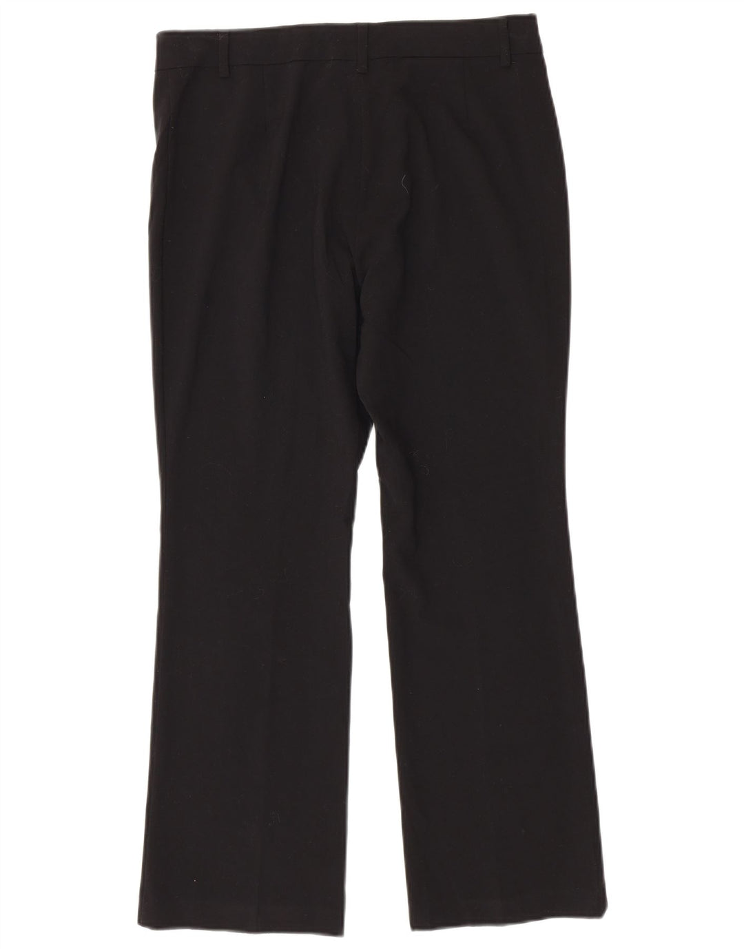 Marks & Spencer Womens Bootcut Casual Trousers UK 12 Medium W32 L28 Black