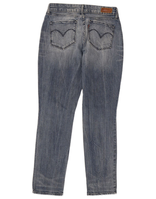 Levi's Womens Bold Curve Skinny Jeans W29 L30 Blue Cotton