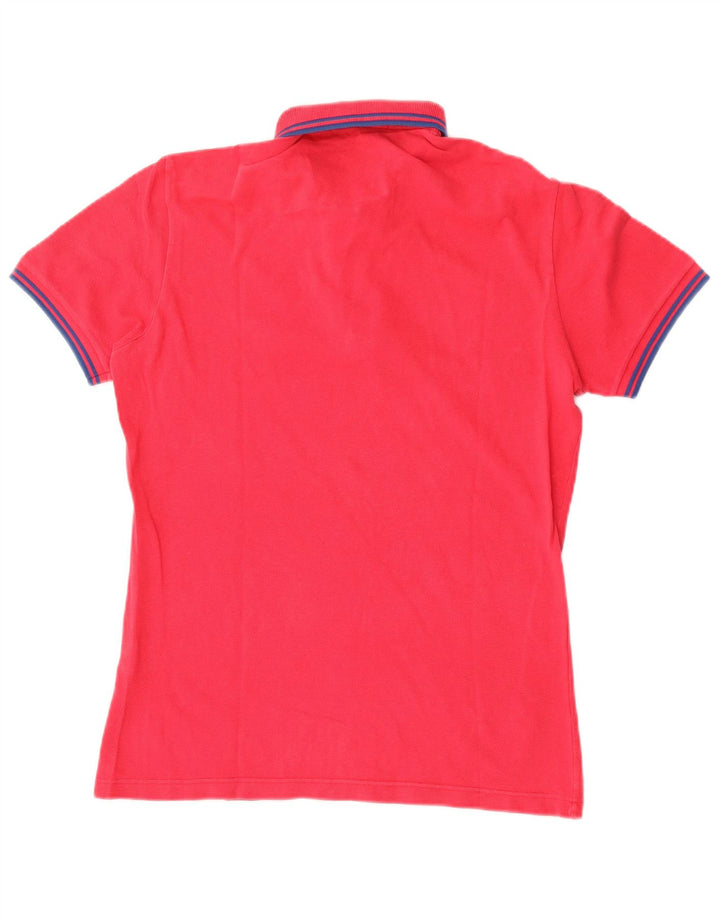 Fred Perry Mens Slim Fit Polo Shirt Small Pink Cotton