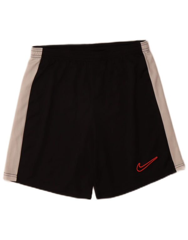 Nike Mens Dri Fit Slim Fit Sport Shorts Small  Black Colourblock Polyester