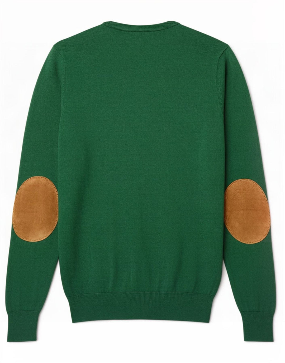 Massimo Dutti Mens V-Neck Jumper Sweater Small Green Cotton