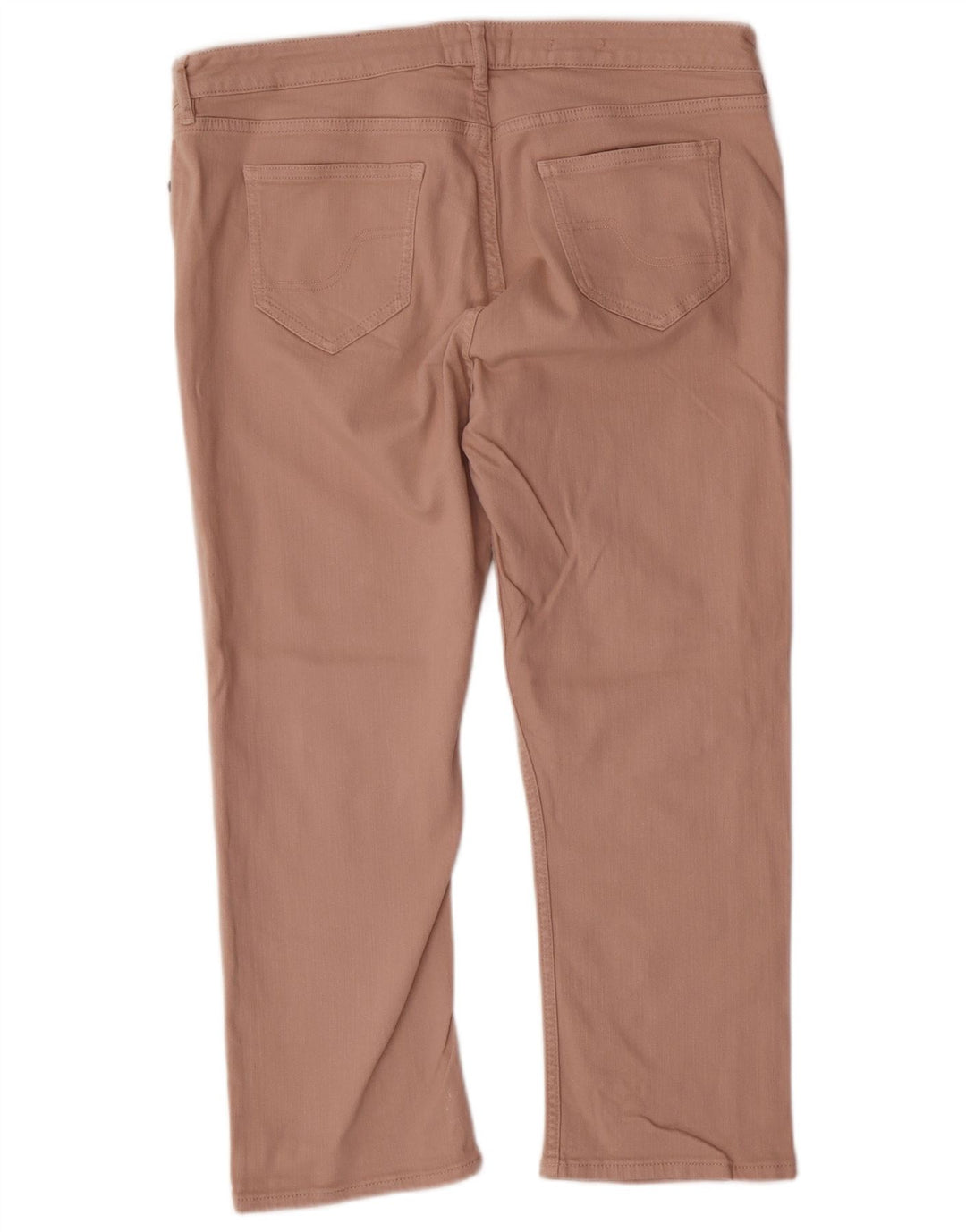 FAT FACE Womens Cropped Jeans UK 16 Large W34 L23  Pink Cotton