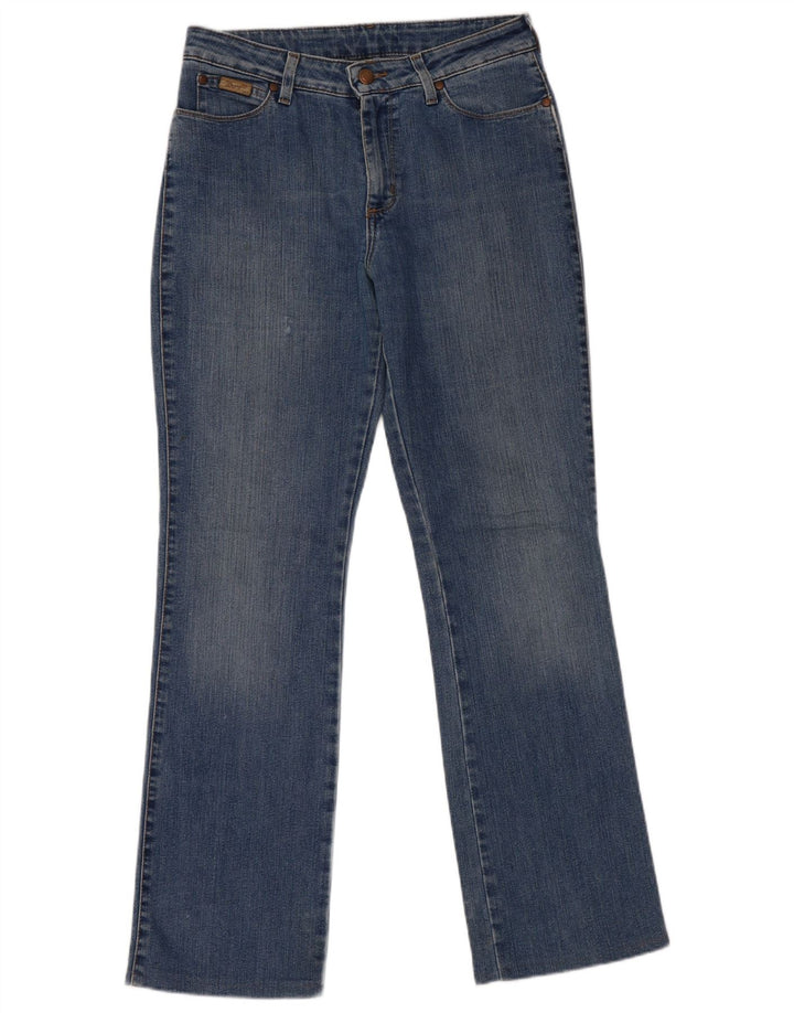 WRANGLER Womens Bootcut Jeans W30 L30 Blue Cotton