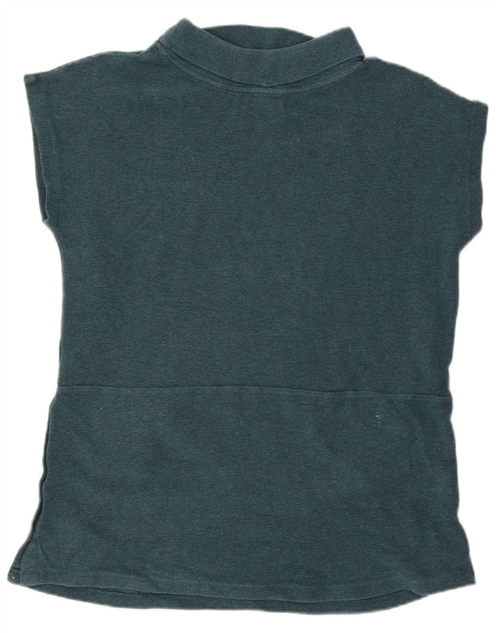 White Stuff Womens Sleeveless Blouse Top UK 12 Medium Green Cotton