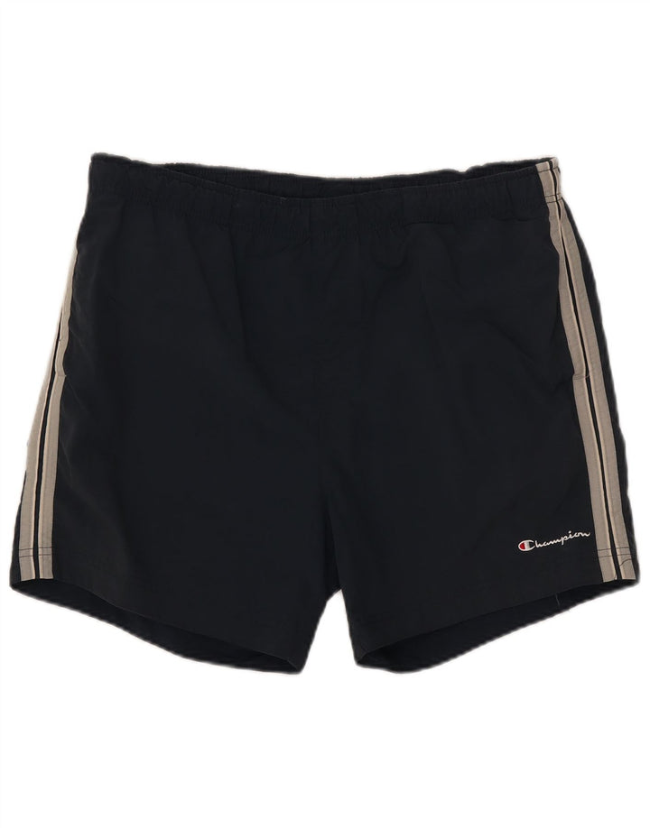 Champion Mens Swimming Shorts 2XL Navy Blue Colourblock