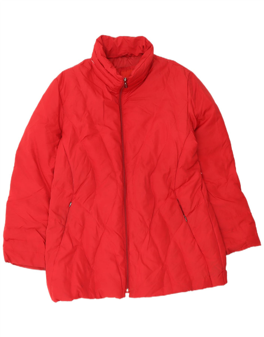 Esprit Womens Padded Jacket UK 18 XL Red Polyester