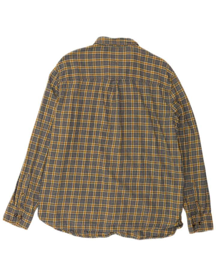 Fat Face Mens Regular Fit Flannel Shirt 2XL Grey Check Cotton