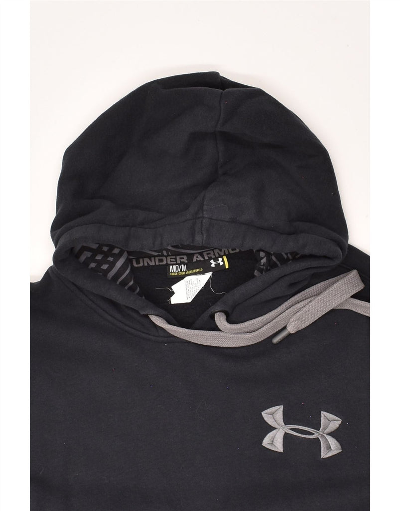 UNDER ARMOUR Mens loose Hoodie Jumper Medium Black Cotton | Vintage Under Armour | Thrift | Second-Hand Under Armour | Used Clothing | Messina Hembry 