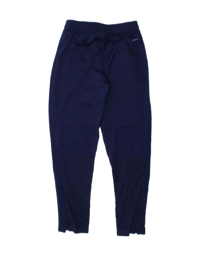 ADIDAS Boys Climacool Tracksuit Trousers 9-10 Years  Navy Blue Polyester Vintage Adidas and Second-Hand Adidas from Messina Hembry 