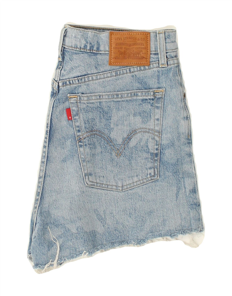 LEVI'S Womens Denim Shorts W30 Medium Blue Cotton | Vintage Levi's | Thrift | Second-Hand Levi's | Used Clothing | Messina Hembry 