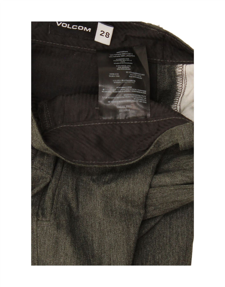 VOLCOM Mens Straight Chino Trousers W28 L29 Grey Cotton Vintage Volcom and Second-Hand Volcom from Messina Hembry 