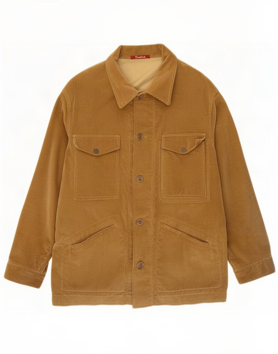 Braddock Mens Corduroy Jacket UK 38 Medium Beige Cotton