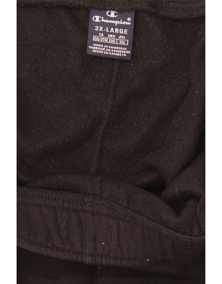 Champion Mens Tracksuit Trousers 2XL  Black