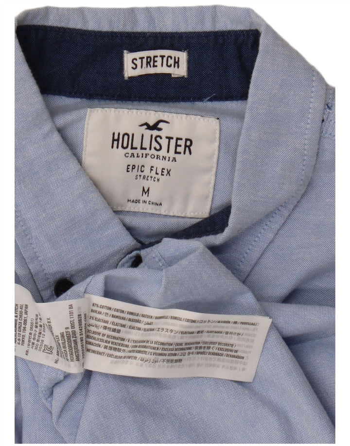 HOLLISTER Mens Shirt Medium Blue Cotton