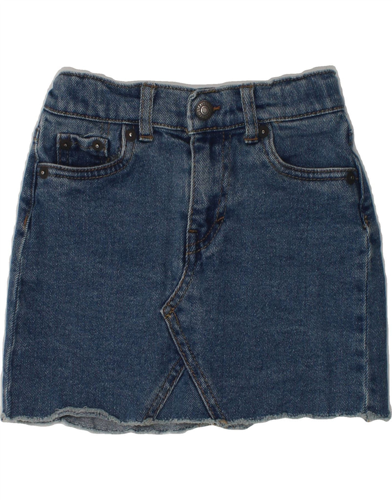 LEVI'S Girls Denim Skirt 4-5 Years W20  Blue Cotton | Vintage Levi's | Thrift | Second-Hand Levi's | Used Clothing | Messina Hembry 