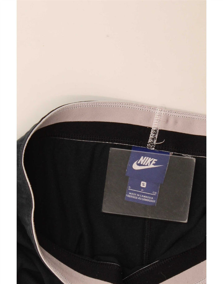 Nike Womens Graphic Leggings UK 10 Small Black