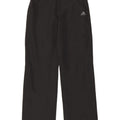 Adidas Womens Straight Trousers UK 12 Medium W30 L31 Black Polyester