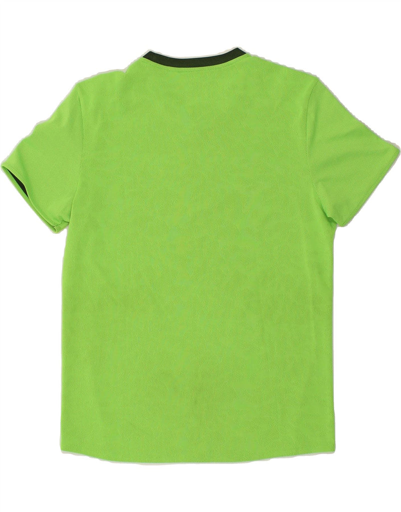 LOTTO Mens T-Shirt Top Medium Green Polyester | Vintage Lotto | Thrift | Second-Hand Lotto | Used Clothing | Messina Hembry 