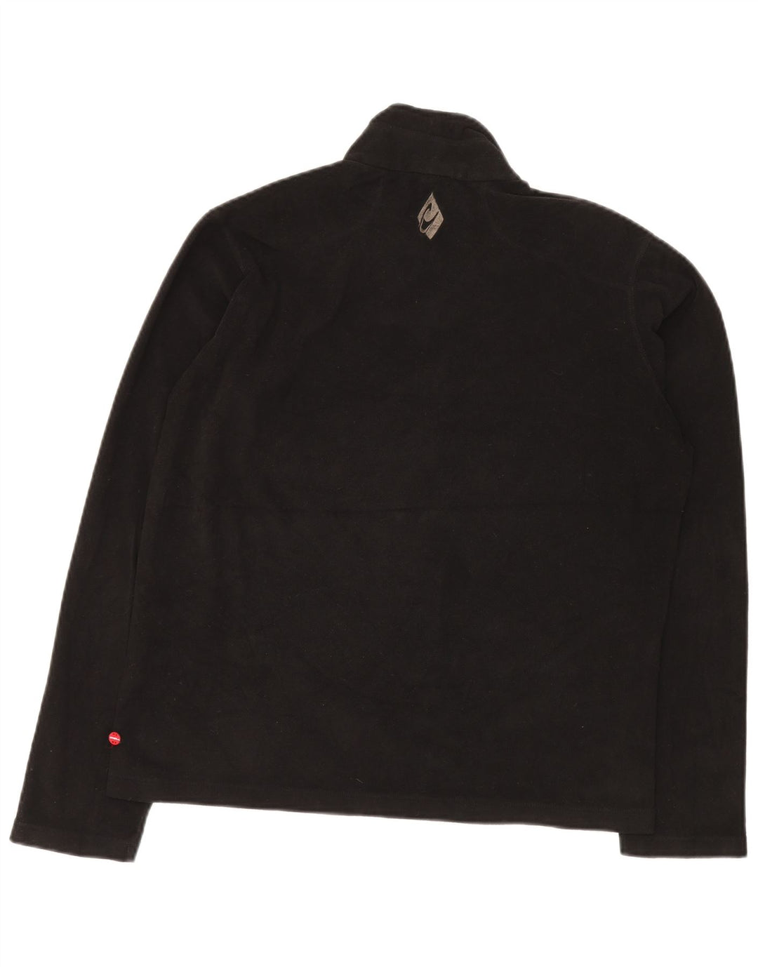 O'NEILL Womens Zip Neck Fleece Jumper UK 18 XL Black Polyester