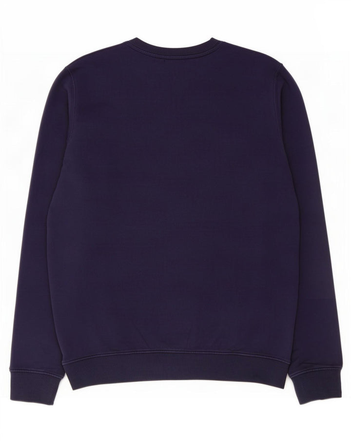 Lyle & Scott Mens Sweatshirt Jumper Large Navy Blue Cotton