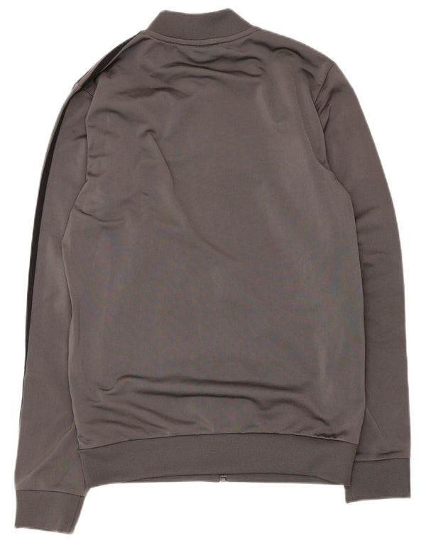 Adidas Mens Tracksuit Top Jacket XS Grey Polyester