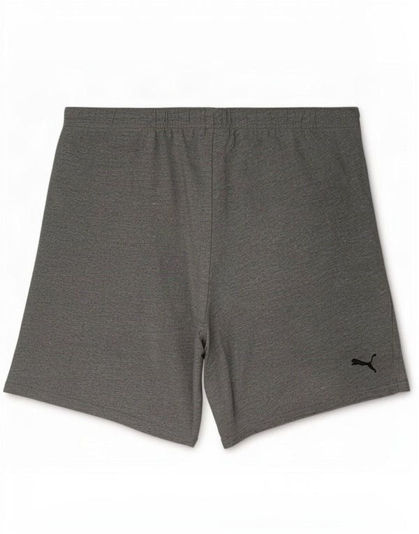 Puma Mens Graphic Sport Shorts Large Grey Flecked