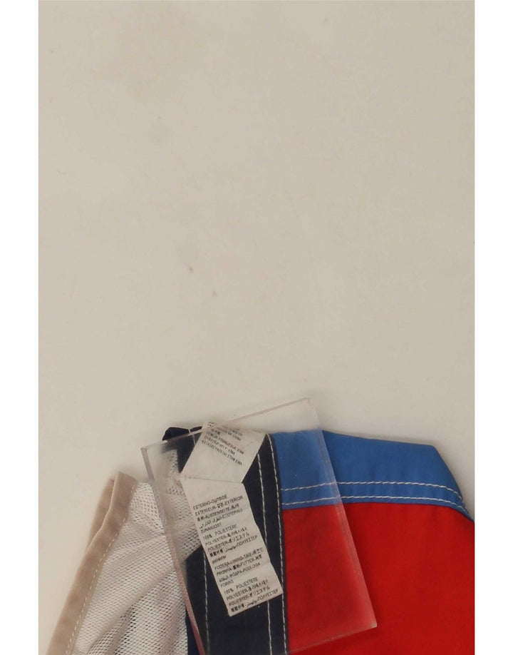 Benetton Boys Graphic Cami Top 10-11 Years XL Red Colourblock Polyester