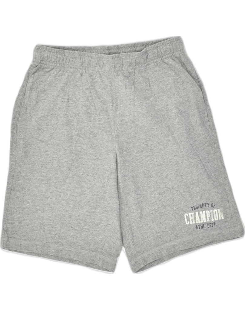 CHAMPION Mens Sport Shorts XL Grey Cotton | Vintage Champion | Thrift | Second-Hand Champion | Used Clothing | Messina Hembry 