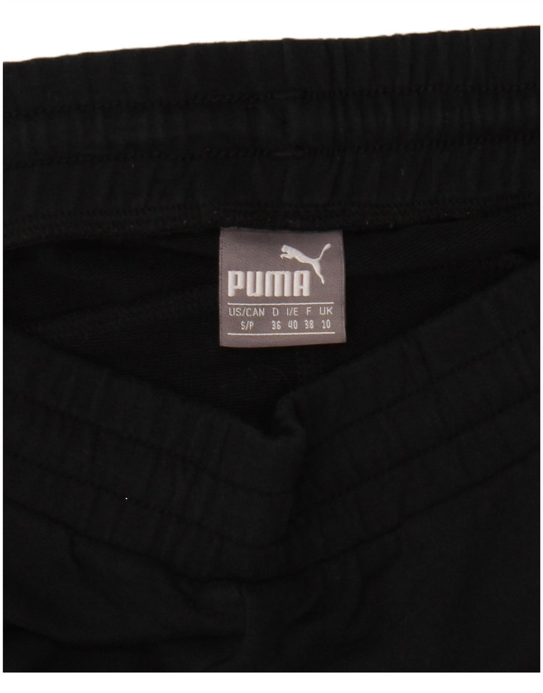 Puma Womens Tracksuit Trousers Joggers UK 10 Small Black
