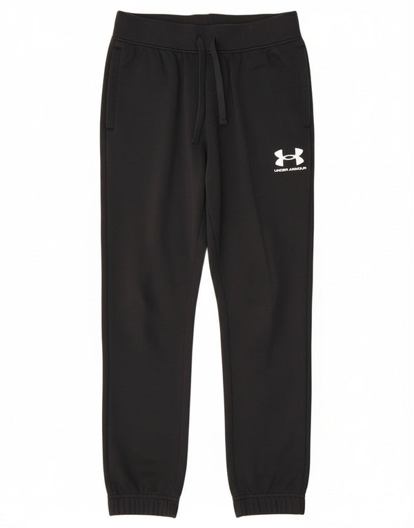 Under Armour Boys Relaxed Fit Tracksuit Trousers Joggers 7-8 Years Small Bl