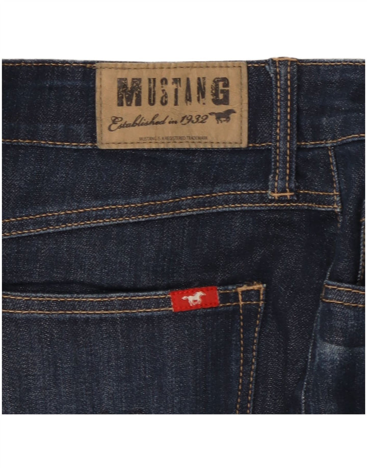 Mustang Womens Denim Skirt W32 Large Blue