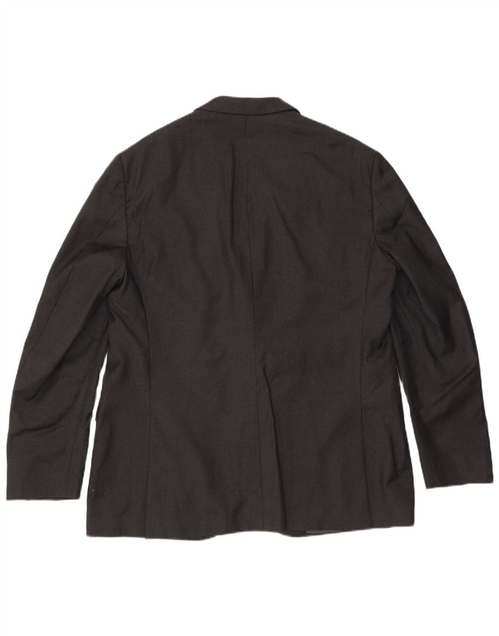 Polo Ralph Lauren Mens 2 Button Blazer Jacket UK 44 XL Grey Wool