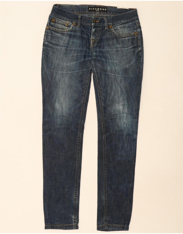 RICHMOND Womens Skinny Jeans W34 L33 Blue