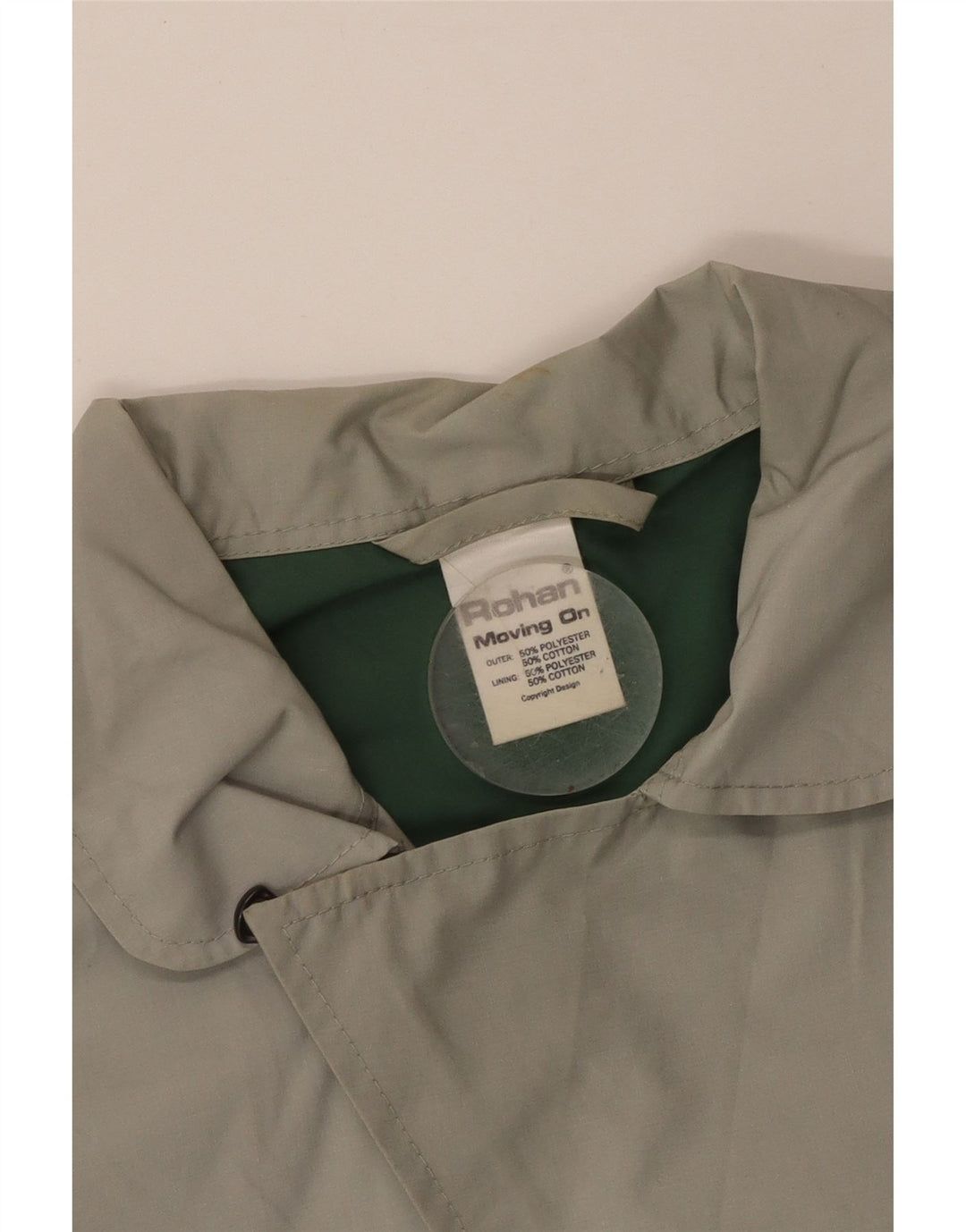 ROHAN Mens Pullover Windbreaker Jacket UK 36 Small Green Colourblock