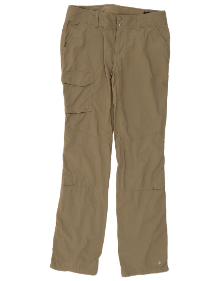 COLUMBIA Womens Regular Cargo Trousers US 6 Medium W32 L32 Khaki