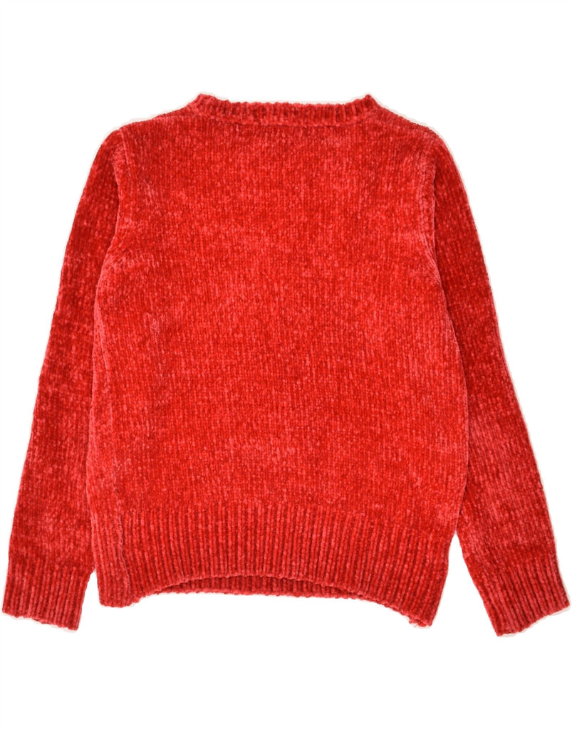 GAELLE Girls Graphic Crew Neck Jumper Sweater 11-12 Years Red Cotton | Vintage Gaelle | Thrift | Second-Hand Gaelle | Used Clothing | Messina Hembry 