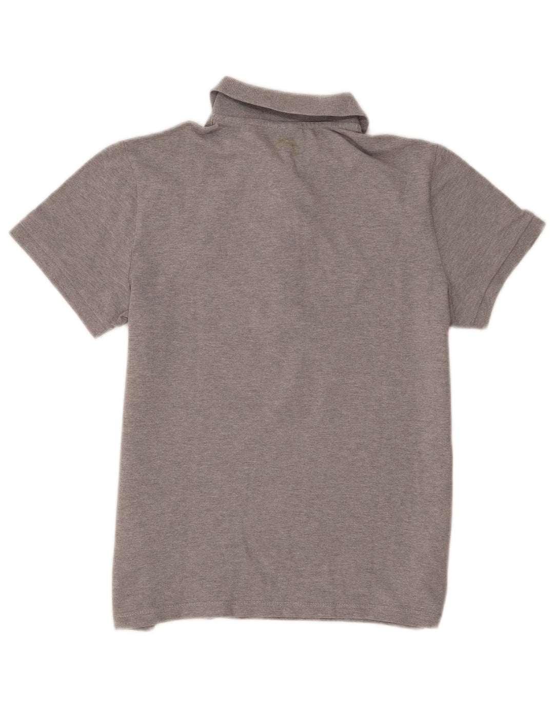 Puma Womens Polo Shirt UK 14 Medium Grey Cotton