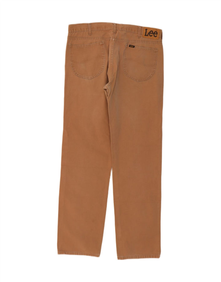 LEE Mens Straight Jeans W38 L34 Beige Cotton Vintage Lee and Second-Hand Lee from Messina Hembry 