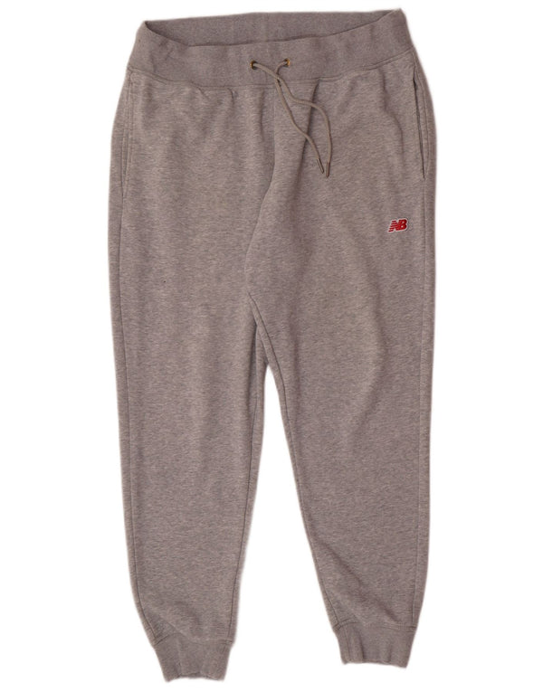 NEW BALANCE Mens Tracksuit Trousers Joggers Large  Grey