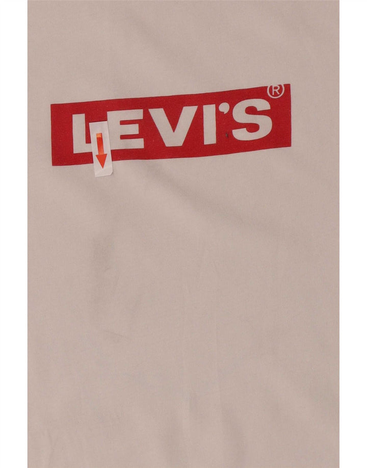 Levi's Mens Graphic T-Shirt Top Medium White
