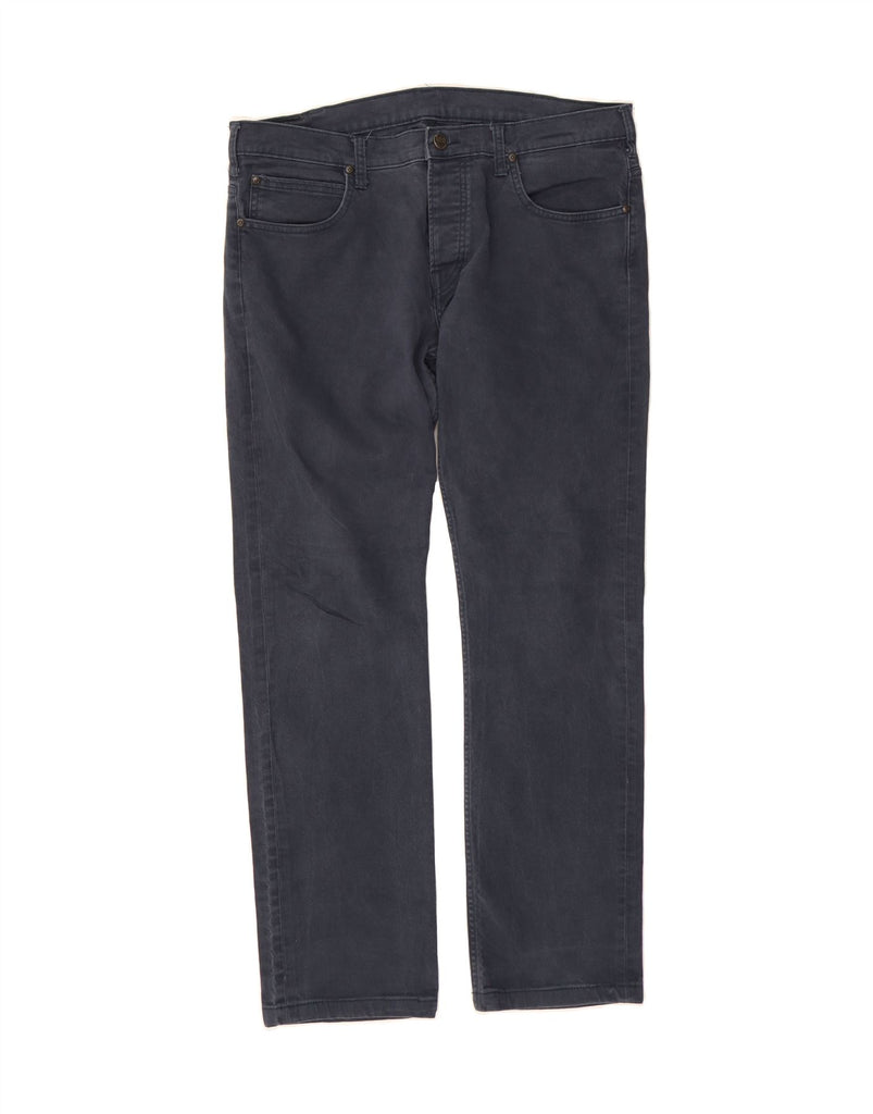 LEE Mens Powell Straight Jeans W36 L34  Navy Blue Cotton Vintage Lee and Second-Hand Lee from Messina Hembry 