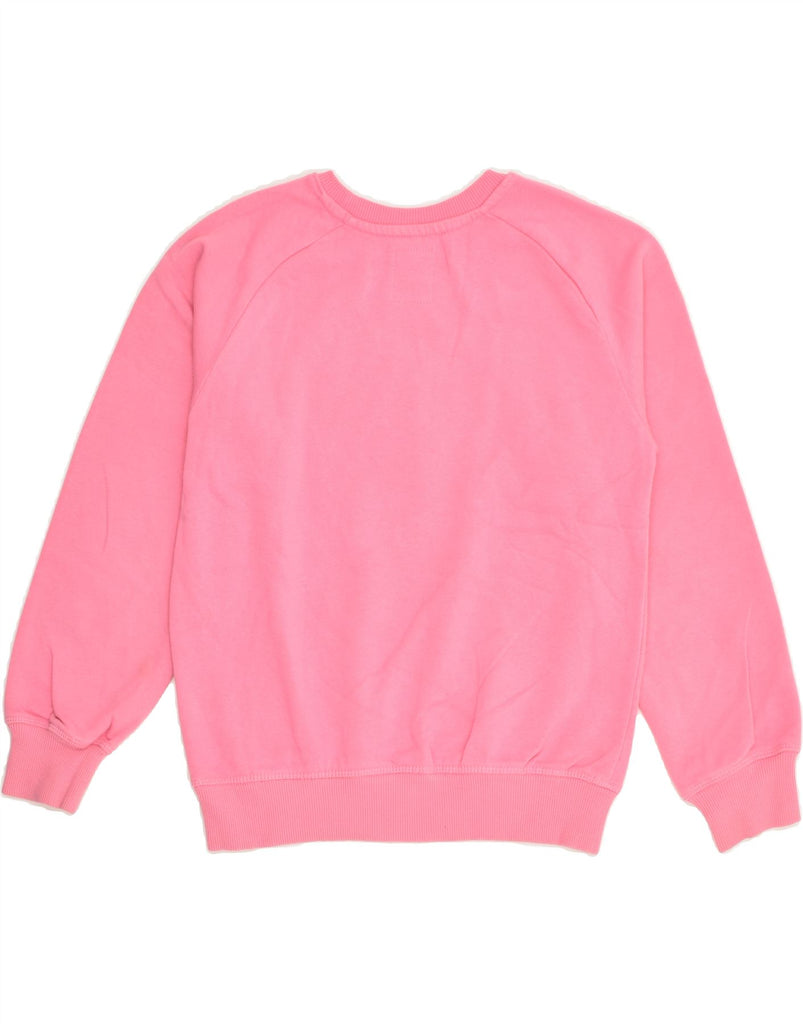 LEVI'S Girls Graphic Sweatshirt Jumper 11-12 Years Large Pink Cotton | Vintage Levi's | Thrift | Second-Hand Levi's | Used Clothing | Messina Hembry 