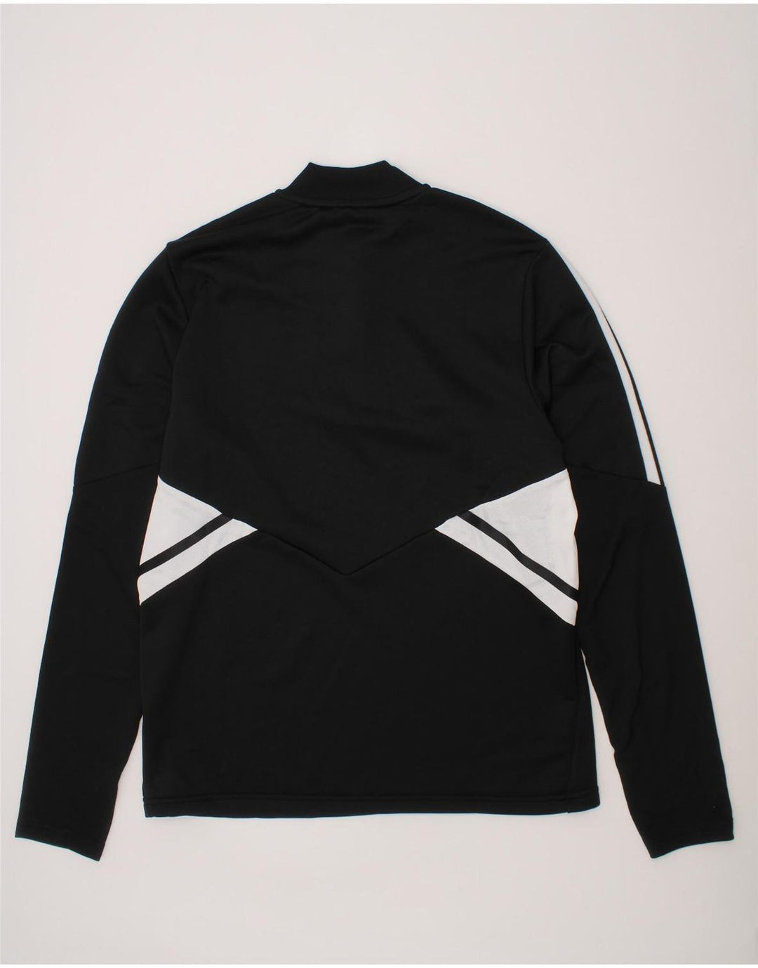 ADIDAS Boys Aeroready Pullover Tracksuit Top 13-14 Years Black Colourblock Vintage Adidas and Second-Hand Adidas from Messina Hembry 