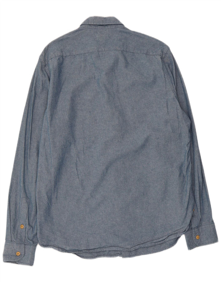 J. Crew Mens Shirt Medium Blue Cotton