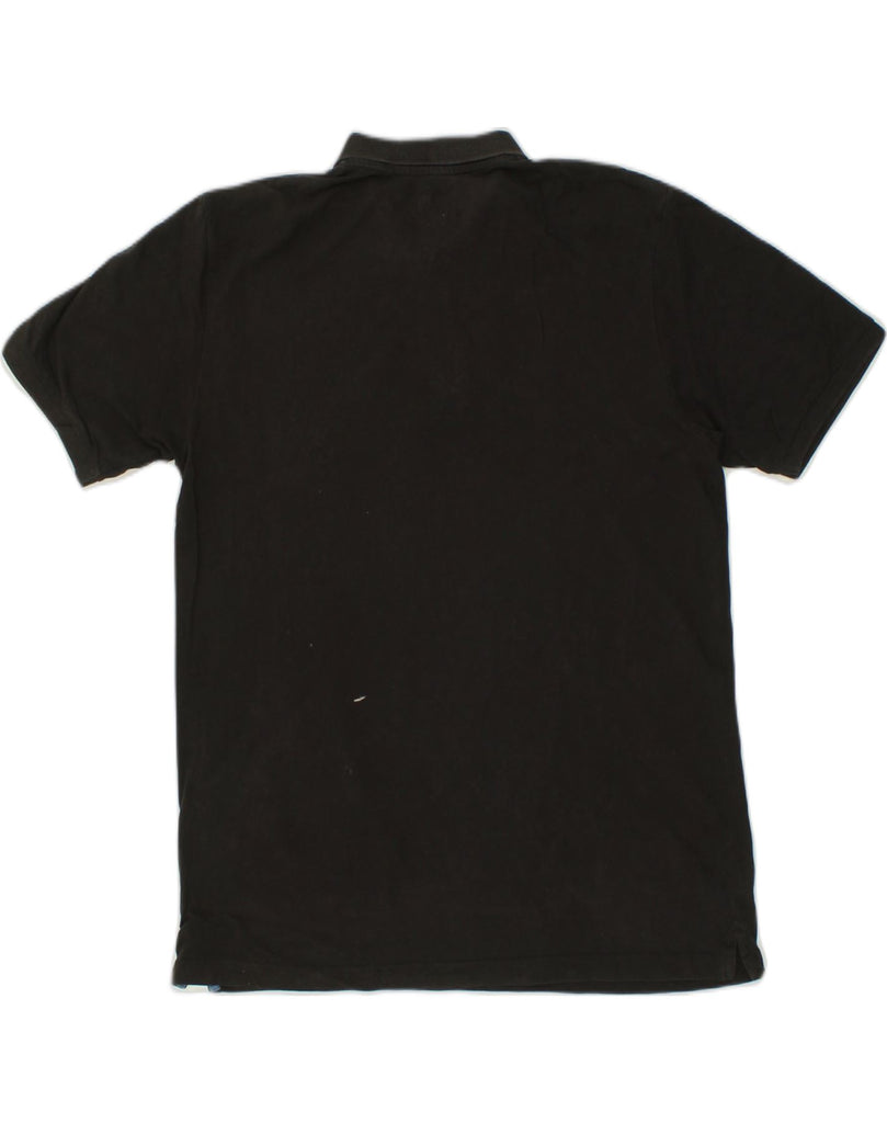 DACK'S Mens Polo Shirt XL Black Cotton | Vintage Dack's | Thrift | Second-Hand Dack's | Used Clothing | Messina Hembry 