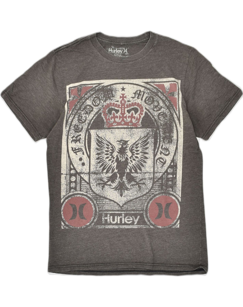 HURLEY Mens Graphic T-Shirt Top Small Grey Cotton | Vintage Hurley | Thrift | Second-Hand Hurley | Used Clothing | Messina Hembry 