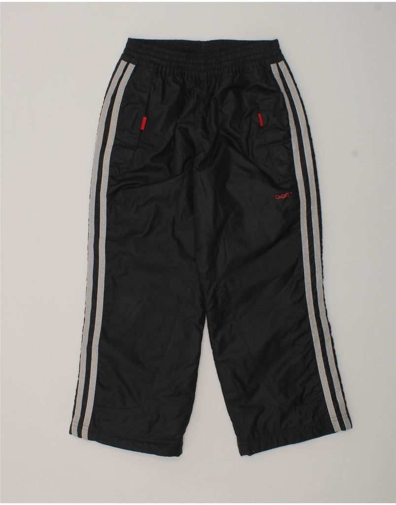 ADIDAS Boys Tracksuit Trousers 5-6 Years Black Polyester | Vintage Adidas | Thrift | Second-Hand Adidas | Used Clothing | Messina Hembry 